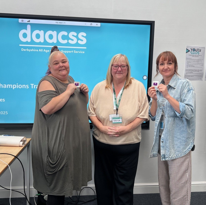 Celebrating New Carers Champions at South Derbyshire CVS
